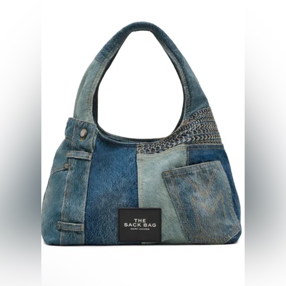Marc Jacobs Patchwork Denim Shoulder Bag - Picture 3 of 9